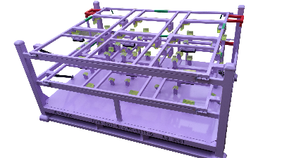 电池箱汽车料架