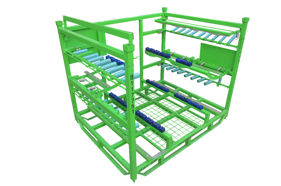 汽车零部件周转料架：提升生产效率与供应链管理的利器